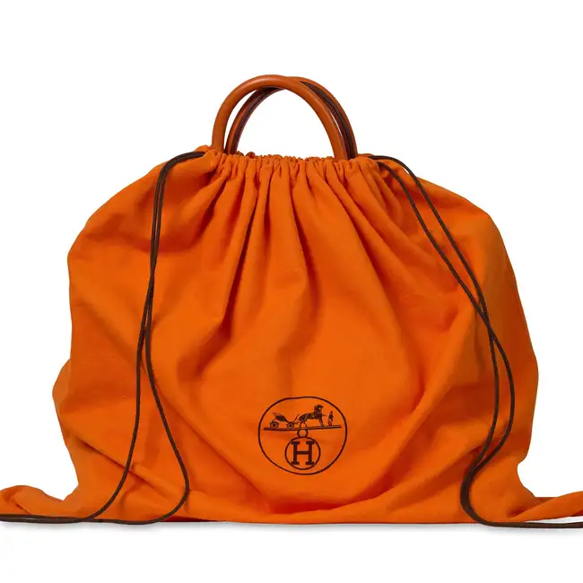 HERMÈS ORANGE TOGO BIRKIN 35 BAG  Condition grade C+.  Orange Togo leather exterior with tonal