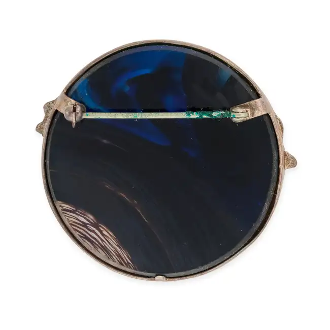 NO RESERVE - A COLLECTION OF PAT CHENEY SCOTTISH SILVER JEWELLERY comprising a blue and green enamel