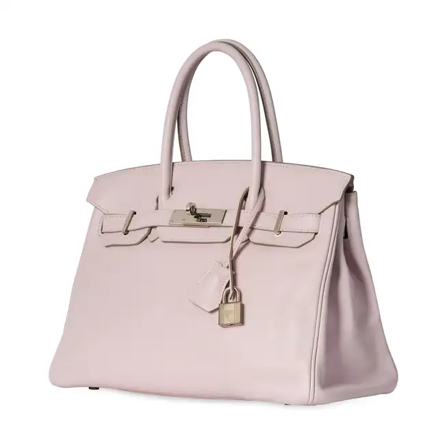 NO RESERVE - HERMÈS ROSE DRAGEE SWIFT BIRKIN 30 BAG  Condition grade C+.  Rose Dragee Swift