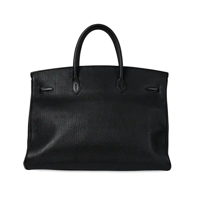 NO RESERVE - HERMÈS BLACK TOGO BIRKIN 40 BAG  Condition grade B-.  Black Togo leather exterior