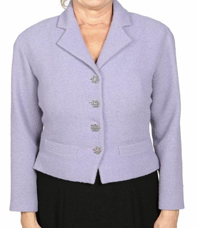 CHANEL, A LILAC WOOL JACKET