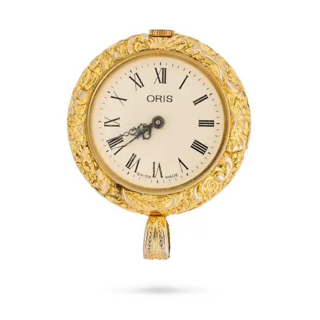 NO RESERVE - AN ENAMEL POCKET WATCH set with an enamel portrait of 'The Swing' by Jean-Honore