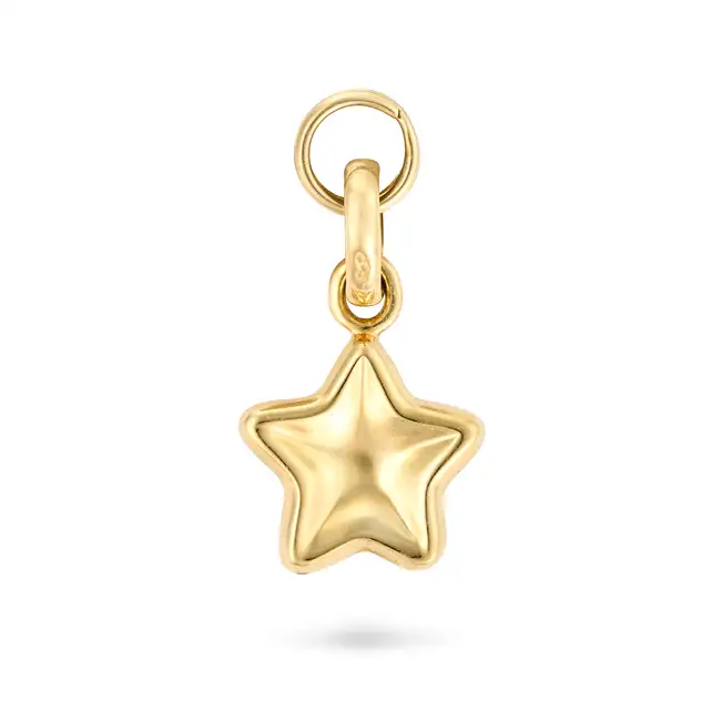 LINKS OF LONDON, A GOLD STAR PENDANT in 18ct yellow gold, designed as a star, marker's mark, full