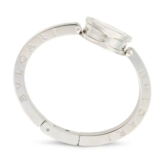 BULGARI, A DIAMOND B.ZERO1 WRISTWATCH ref. BZ22S, in stainless steel, the bezel set with round