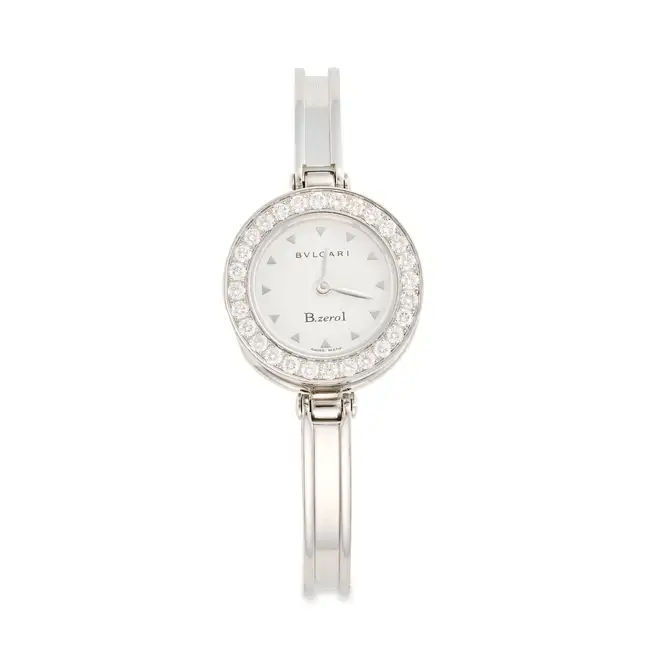 BULGARI, A DIAMOND B.ZERO1 WRISTWATCH ref. BZ22S, in stainless steel, the bezel set with round