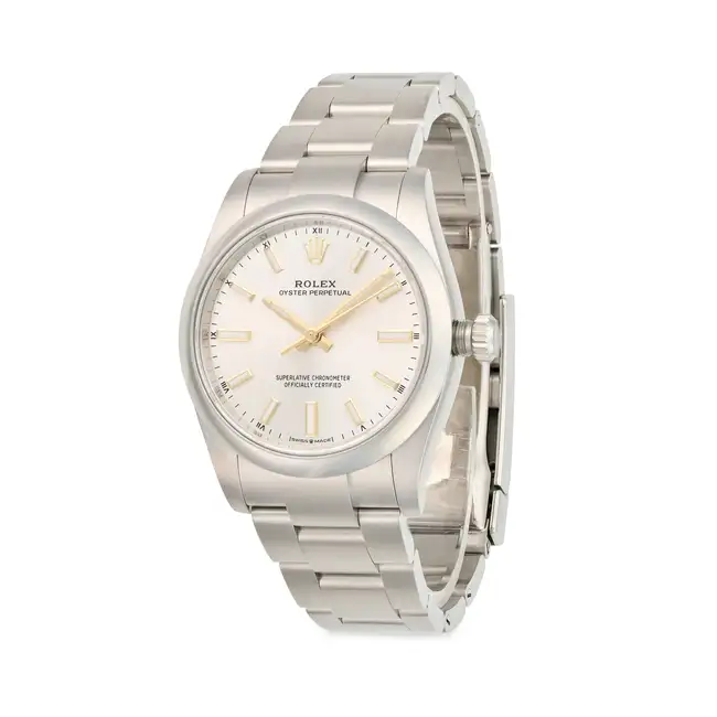 ROLEX, A 2024 OYSTER PERPETUAL WRISTWATCH, ref. 124200, in stainless steel, the circular case with