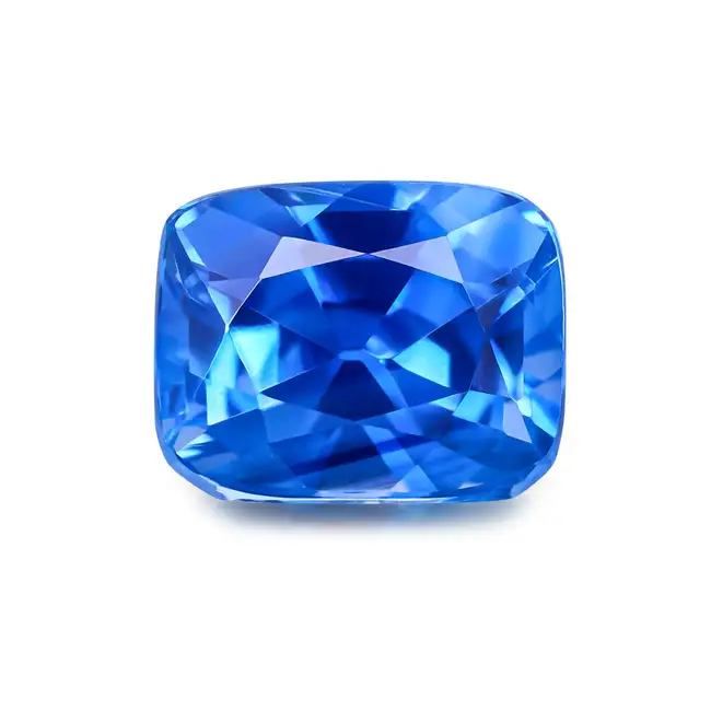 A RARE AND IMPORTANT 1.36 CARAT KASHMIR SAPPHIRE cushion cut, 1.36 carats. Accompanied by two