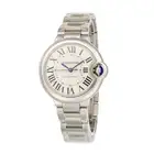 CARTIER, A BALLON BLEU AUTOMATIC WRISTWATCH, ref. WSBB0062, in stainless steel, the rounded case