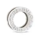 BULGARI, A B.ZERO1 PENDANT in 18ct white gold, the pendant with engraved lettering 'BVLGARI' to