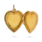 AN ANTIQUE DIAMOND AND PEARL HEART LOCKET PENDANT the heart shaped locket set with an old cut