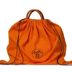 HERMÈS ORANGE TOGO BIRKIN 35 BAG  Condition grade C+.  Orange Togo leather exterior with tonal