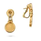BULGARI, A PAIR OF ONYX BVLGARI BVGLARI DROP EARRINGS in 18ct yellow gold, each comprising two