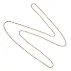 AN ANTIQUE GOLD CHAIN NECKLACE comprising a trace chain, no assay marks, 122.0cm, 30.7g.