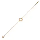 TIFFANY & CO., A DIAMOND ATLAS BRACELET comprising a circular disc with cut out Roman numerals,