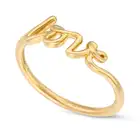 PALOMA PICASSO FOR TIFFANY & CO., A GOLD LOVE RING designed as the word 'love' in cursive, signed