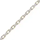 A DIAMOND BRACELET designed as a series of links set with round brilliant cut diamonds,