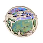 NO RESERVE - A COLLECTION OF PAT CHENEY SCOTTISH SILVER JEWELLERY comprising a blue and green enamel