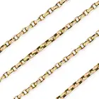 AN ANTIQUE GOLD GUARD CHAIN NECKLACE in yellow gold, comprising a row of oval links terminating with