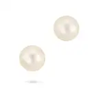 NO RESERVE - ATTR MIKIMOTO, A PEARL AND DIAMOND NECKLACE AND PAIR OF PEARL STUD EARRINGS the