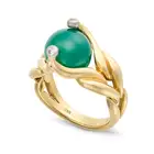 GILBERT ALBERT, A VINTAGE INTERCHANGEABLE HARDSTONE AND DIAMOND RING SET in 18ct yellow gold, the