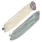 RENE BOIVIN, A KUNZITE, PINK TOURMALINE, DIAMOND AND PEARL CHOKER NECKLACE / BRACELET in 18ct