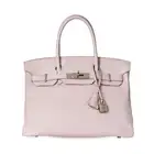 NO RESERVE - HERMÈS ROSE DRAGEE SWIFT BIRKIN 30 BAG  Condition grade C+.  Rose Dragee Swift