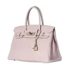 NO RESERVE - HERMÈS ROSE DRAGEE SWIFT BIRKIN 30 BAG  Condition grade C+.  Rose Dragee Swift