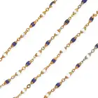 NO RESERVE - AN ANTIQUE BEAD NECKLACE, 19TH CENTURY comprising a row of blue and white glass