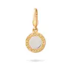NO RESERVE - BULGARI, A BVLGARI BVLGARI CHARM / PENDANT in 18ct yellow gold and white gold, the