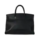 NO RESERVE - HERMÈS BLACK TOGO BIRKIN 40 BAG  Condition grade B-.  Black Togo leather exterior