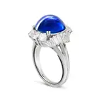 MONTURE BOUCHERON, AN IMPORTANT 11.87 CARAT BURMA NO HEAT STAR SAPPHIRE AND DIAMOND RING in