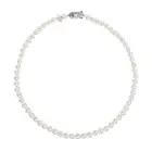 MIKIMOTO, A PEARL NECKLACE AND BRACELET SUITE the necklace comprising a single row of pearls, the