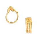 CARTIER, A PAIR OF DIAMOND TRINITY HOOP EARRINGS in 18ct yellow, white and rose gold, each