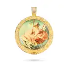 NO RESERVE - AN ENAMEL POCKET WATCH set with an enamel portrait of 'The Swing' by Jean-Honore