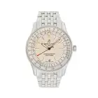 BREITLING, A NAVITIMER CHRONOMETER WRISTWATCH, ref. A17326, in stainless steel, the round polished