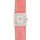 TIFFANY & CO., A LADIES DIAMOND ATLAS WRISTWATCH, in 18 carat white gold, the square polished case