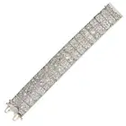 AN IMPORTANT FRENCH ART DECO DIAMOND BRACELET, CIRCA 1925 in platinum and 18ct white gold,