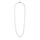 MIKIMOTO, AN AKOYA PEARL AND DIAMOND NECKLACE comprising a single row of pearls, the clasp set