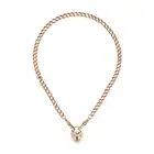 AN ANTIQUE HEART PADLOCK NECKLACE in 9ct yellow gold, comprising a curb chain, suspending a heart