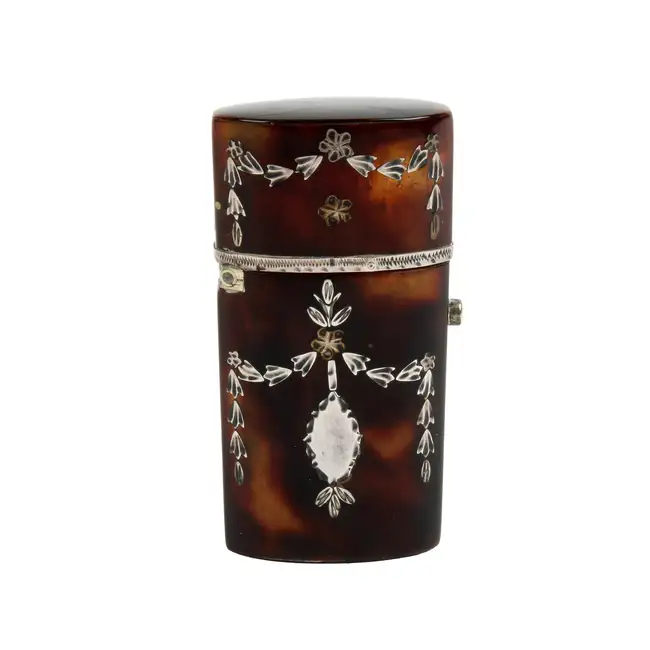 Georgian pique work scent bottle