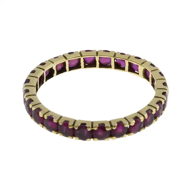 Ruby full eternity ring