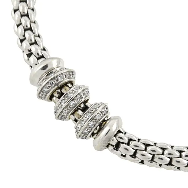 18ct gold diamond 'Flex'it Solo' bracelet, by Fope