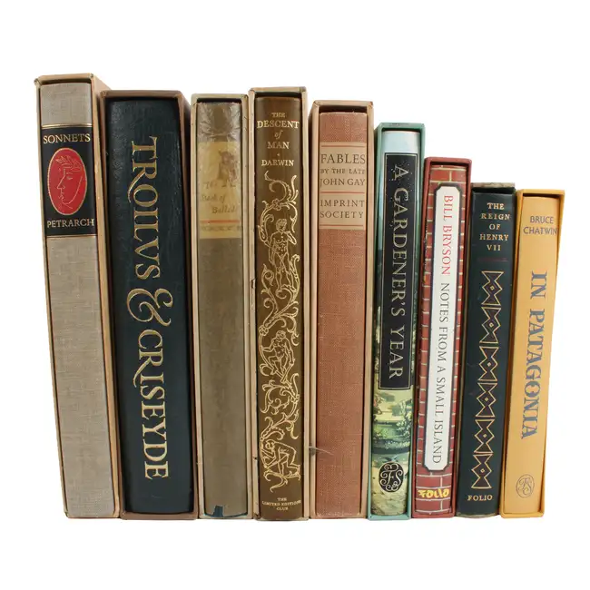 Nine assorted books