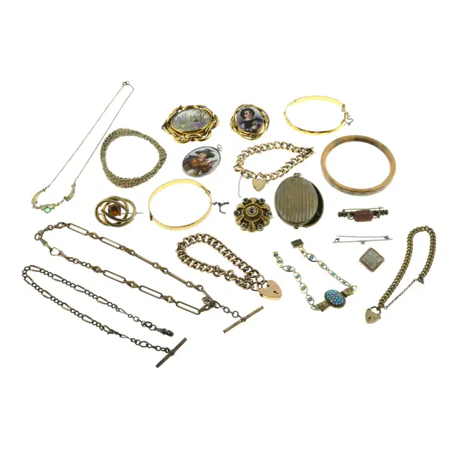 Selection of late 19th c. & later jewellery