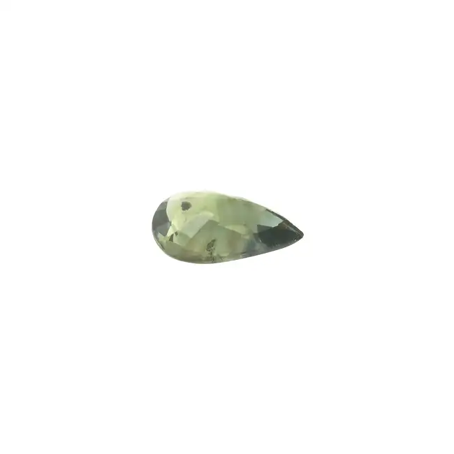 Pear-shape green sapphire, 1.23ct