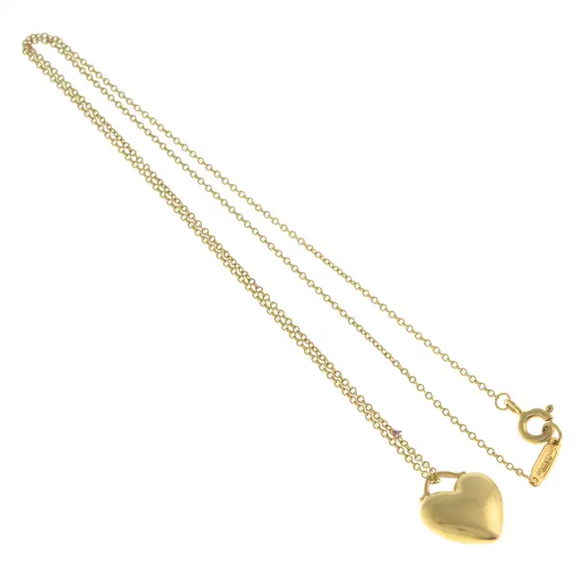 Heart pendant, with 18ct gold chain, Tiffany & Co.
