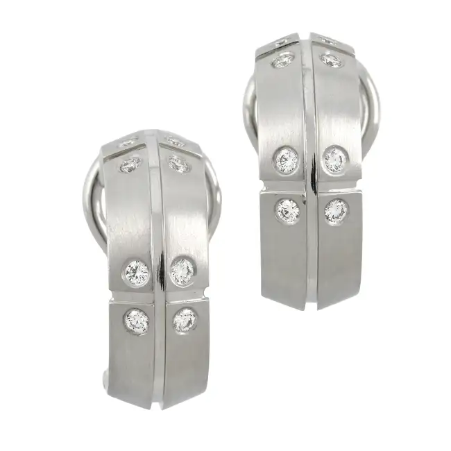 Diamond 'Streamerica' earrings, by Tiffany & Co.