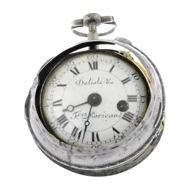 Pair case pocket watch Delisle & Freres Moricand