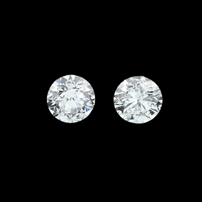 Two brilliant-cut diamonds, 1.40ct