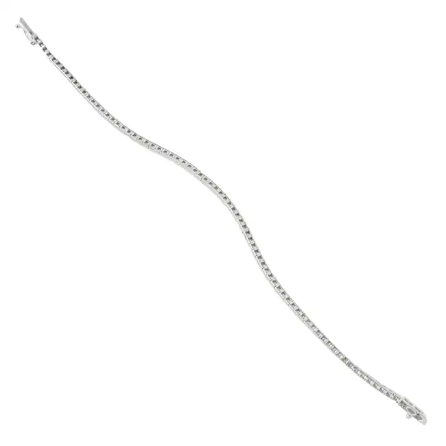 Diamond line bracelet
